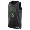 NBA Mænd Trøje New Orleans Pelicans CJ McCollum 3 2023-24 Nike City Edition Blå Swingman